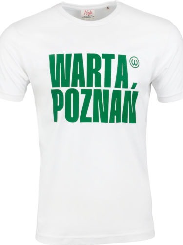 T-shirt Warta Poznań biały