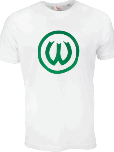 T-shirt z herbem biały