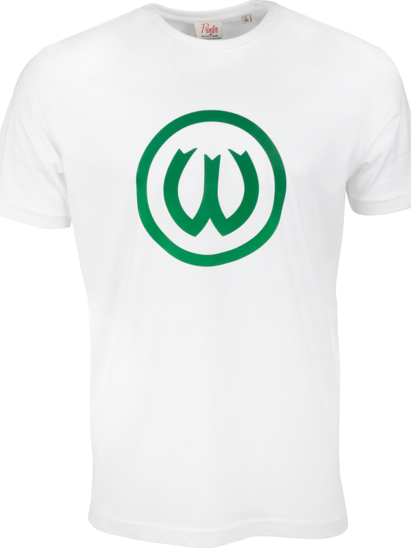 T-shirt z herbem biały