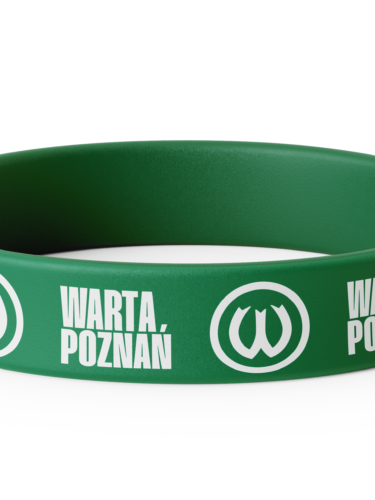 Opaska silikonowa na rękę zielona