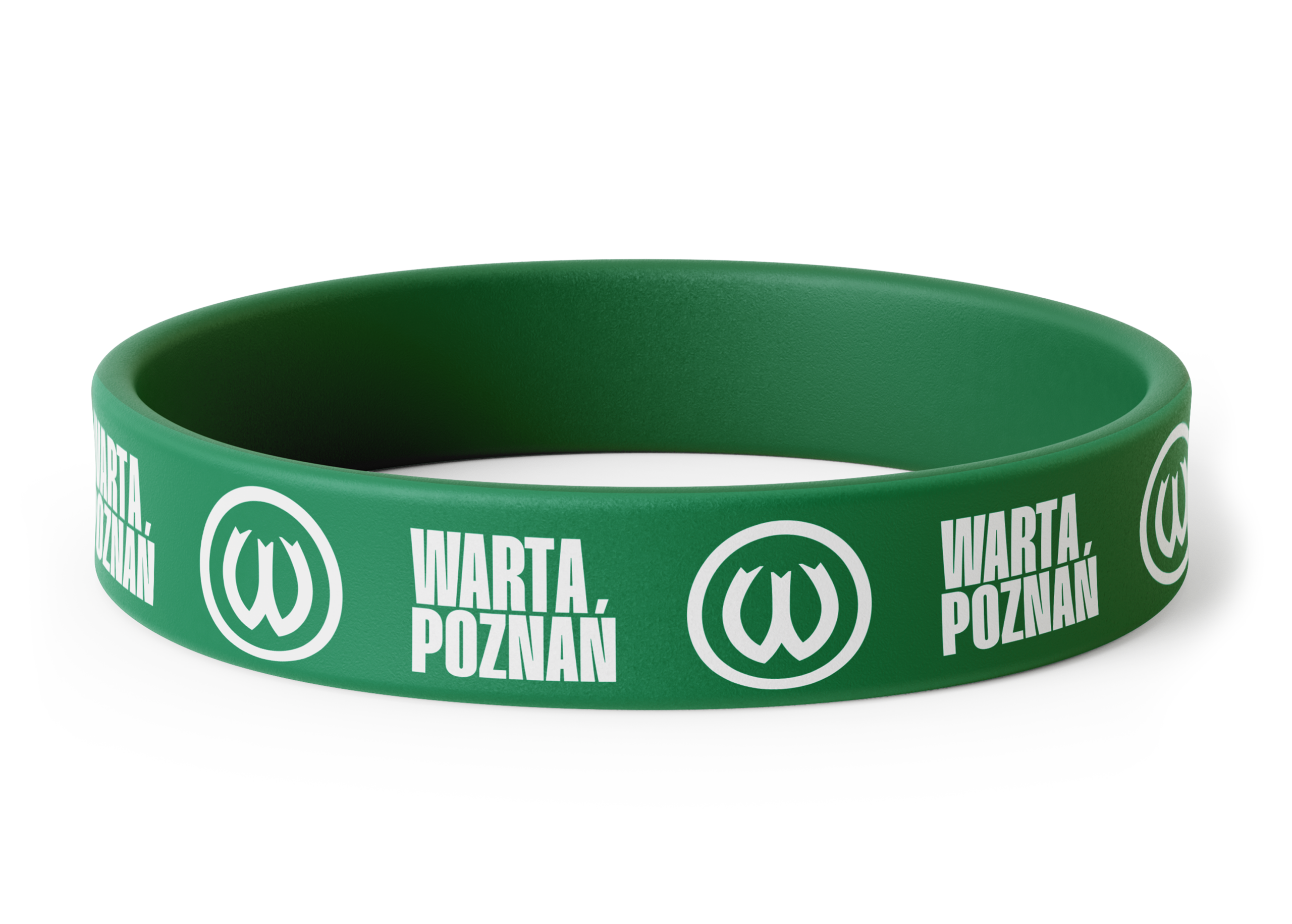 Opaska silikonowa na rękę zielona