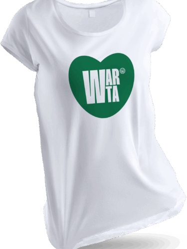 T-shirt damski serce