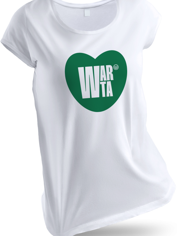 T-shirt damski serce
