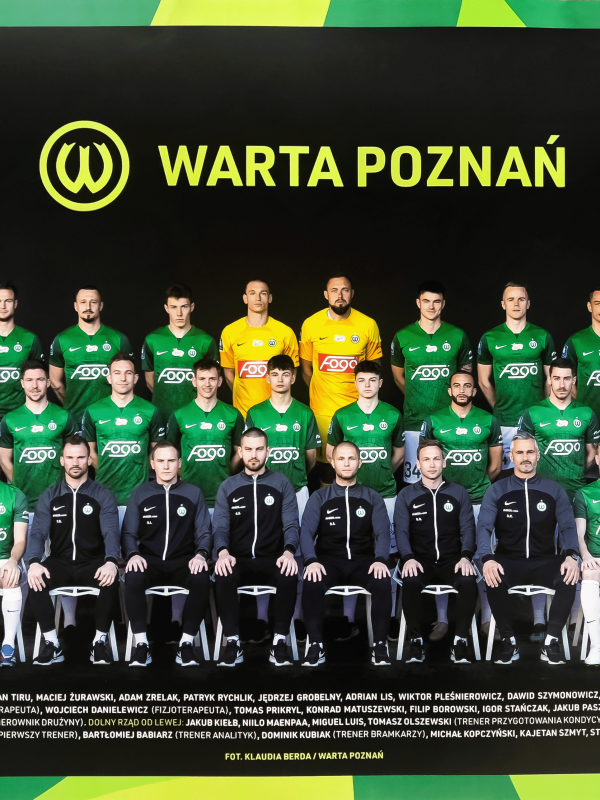 Plakat pierwszej drużyny