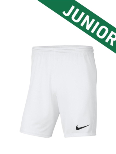 Spodenki treningowe Nike Junior - białe